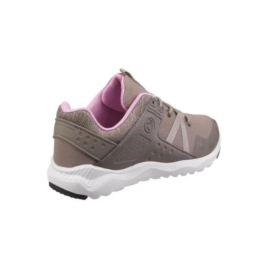 Cotswold Womens/Ladies Luckington Casual Sneakers - Taupe/Pink/White - Image 4