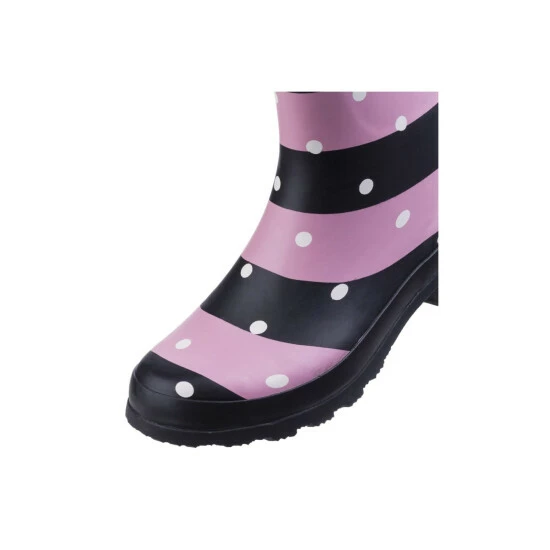 Cotswold Womens/Ladies Badminton Patterned Waterproof Wellies - Stripe Boots - Image 2