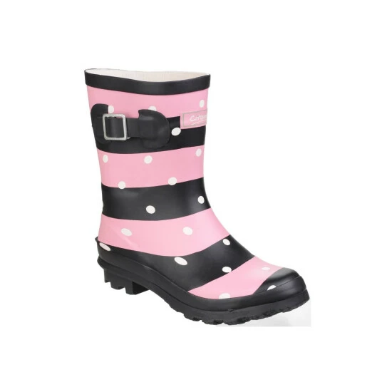 Cotswold Womens/Ladies Badminton Patterned Waterproof Wellies - Stripe Boots - Image 3