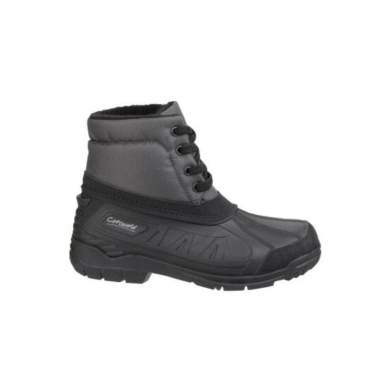 Cotswold Womens/Ladies Leoni Lace Up Wellington Boots - Gray - Image 2