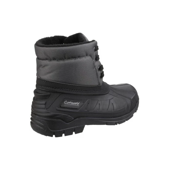 Cotswold Womens/Ladies Leoni Lace Up Wellington Boots - Gray - Image 3