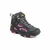 Cotswold Womens/Ladies Aggshill Mid Boots Black/fuchsia