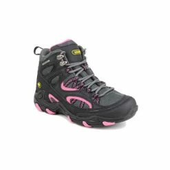 Cotswold Womens/Ladies Aggshill Mid Boots Black/fuchsia