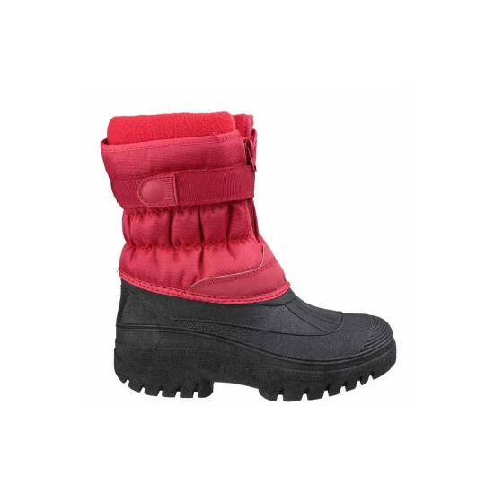 Cotswold Mens Chase Snow Boots - Red Shoes - Image 2