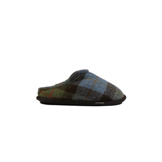 Cotswold Mens Lidstone Slip On Slipper - Navy Shoes - Image 4