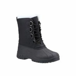 Cotswold Mens Snowfall Winter Boots - Black