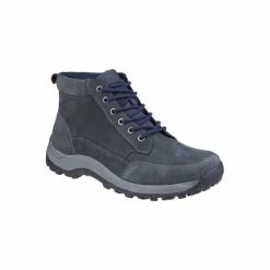 Cotswold Mens Slad Lace Up Boots - Navy Shoes