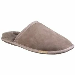 Cotswold Mens Charlbury Slip On Slipper Shoes Gray