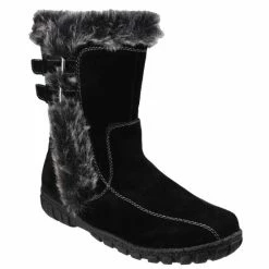 Cotswold Womens/Ladies Aston Suede Winter Boots Black