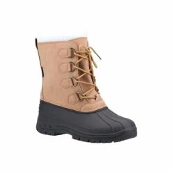 Cotswold Mens Snowfall Winter Boots - Brown