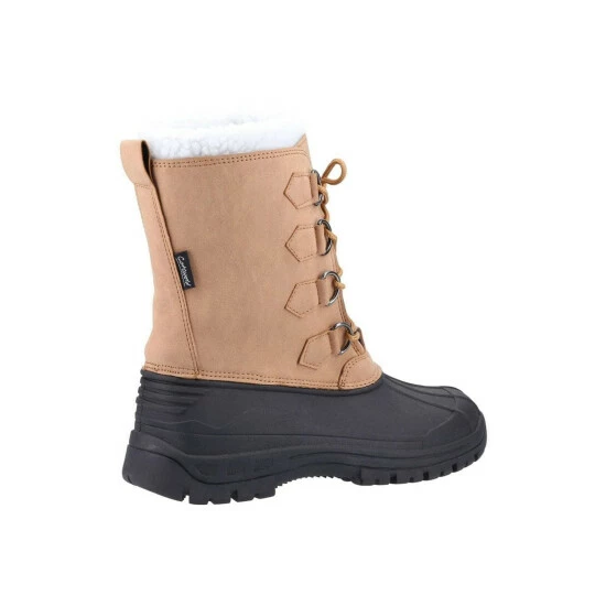 Cotswold Mens Snowfall Winter Boots - Brown - Image 3