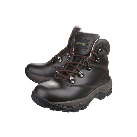 Cotswold Womens/Ladies Winstone Lace Up Boots Brown - Image 6
