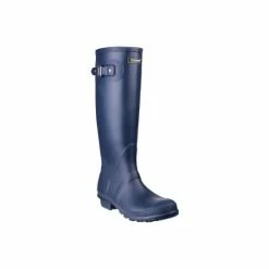 Cotswold Sandringham Buckle-Up Womens Wellington Boots - Navy