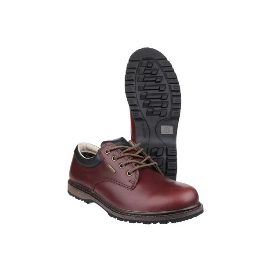 Cotswold Mens Stonesfield Lace Up Waterproof Hiking Shoes Chestnut Brown - Image 4