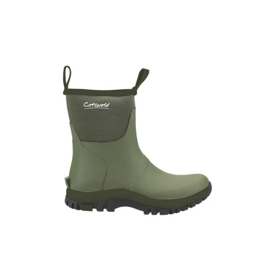 Cotswold Womens/Ladies Blaze Neoprene Galoshes Boots Green