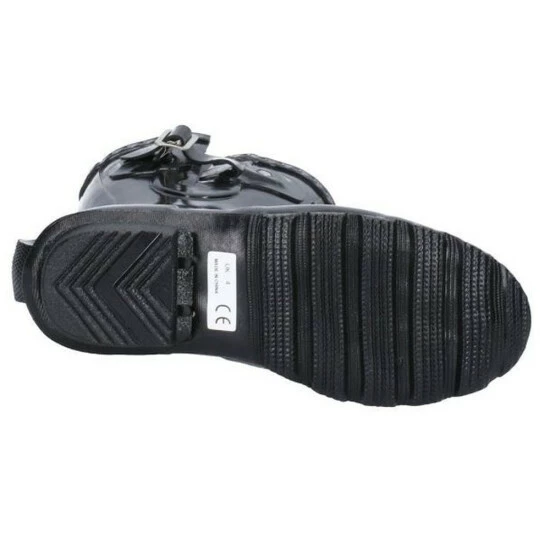 Cotswold Windsor Gloss Short Wellington Boot Shoes Black - Image 3