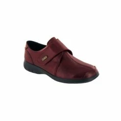 Cotswold Cranham Womens Shoe/Ladies Shoes - Red Flats