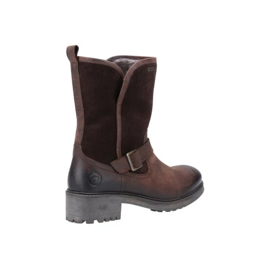Cotswold Womens/Ladies Randwick Leather Calf Boots - Dark Brown - Image 3