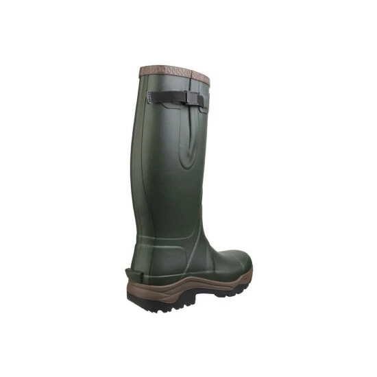 Cotswold Mens Compass Neoprene Rain Boots Shoes Green - Image 4