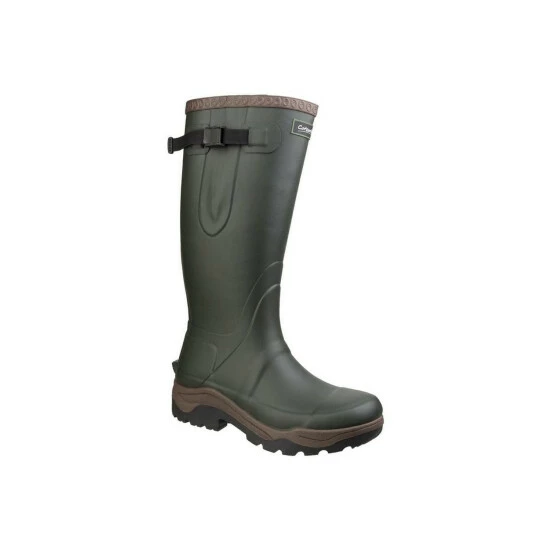 Cotswold Mens Compass Neoprene Rain Boots Shoes Green - Image 5