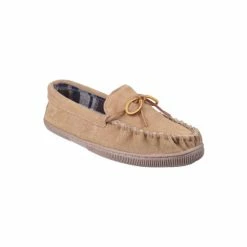 Cotswold Mirak Suede Alberta Slipper/Mens Slippers - Beige Shoes