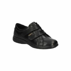 Cotswold Womens/Ladies Haythrop Touch Fastening Shoe - Black Flats