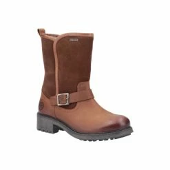 Cotswold Womens/Ladies Randwick Leather Country Boots - Cognac