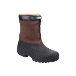 Cotswold Venture Waterproof Ladies Boot/Wet Weather Wellington Boots - Brown