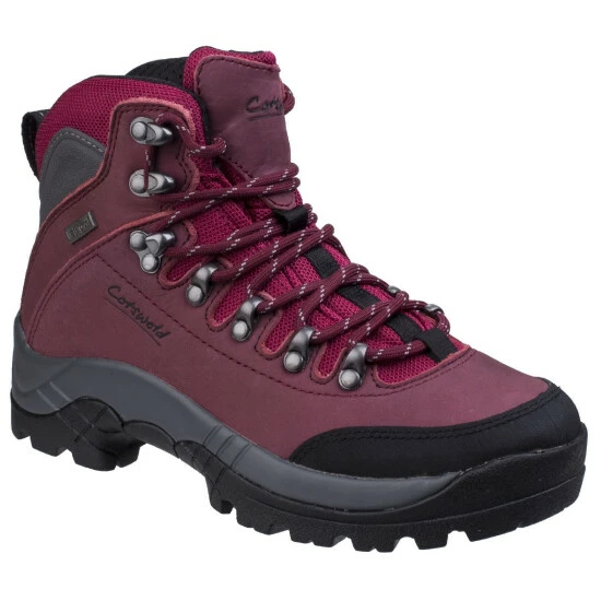 Cotswold Womens/Ladies Westonbirt Waterproof Hiking Boots Red
