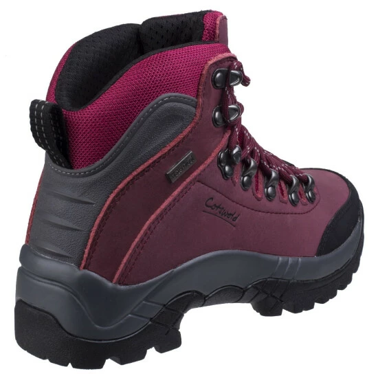 Cotswold Womens/Ladies Westonbirt Waterproof Hiking Boots Red - Image 2