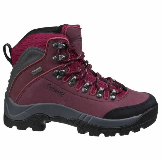 Cotswold Womens/Ladies Westonbirt Waterproof Hiking Boots Red - Image 3