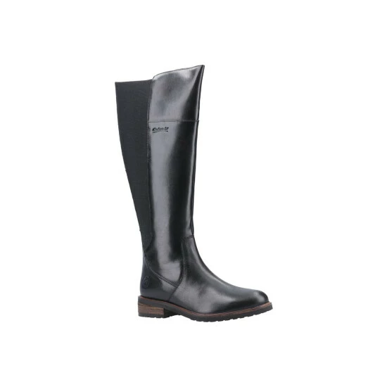 Cotswold Womens/Ladies Montpellier Long Leather Boot - Black Boots