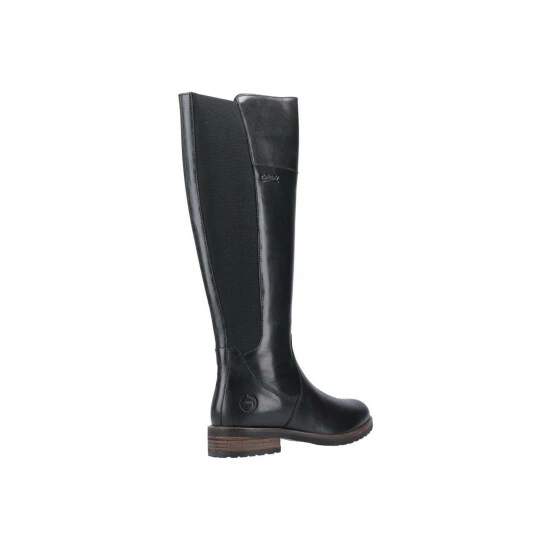 Cotswold Womens/Ladies Montpellier Long Leather Boot - Black Boots - Image 3