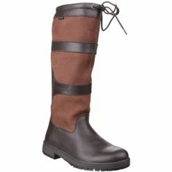 Cotswold Womens/Ladies Beaumont Waterproof Pull On Wellington Boots - Walnut