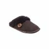 Cotswold Womens/Ladies Lechlade Sheepskin Mule Slippers - Chocolate