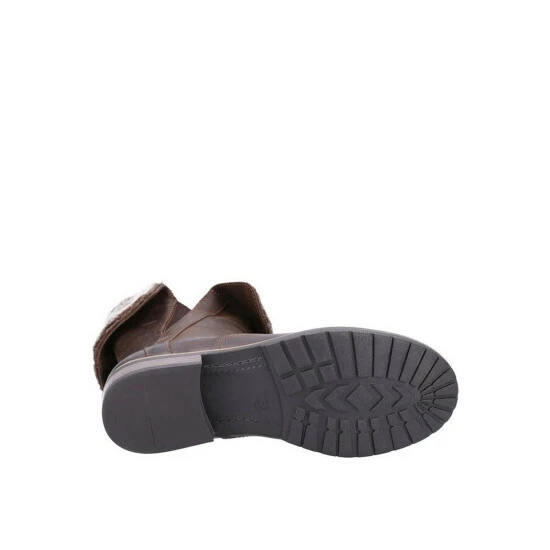 Cotswold Womens Dursley Leather Ankle Boots - Brown - Image 3