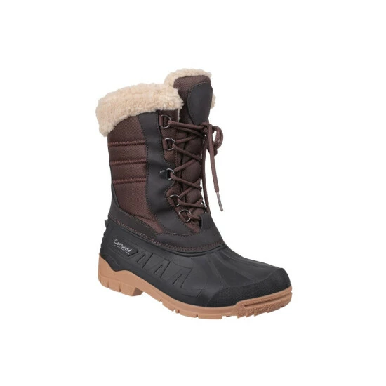 Cotswold Womens/Ladies Coset Waterproof Tall Hiking Boots Black - Image 2