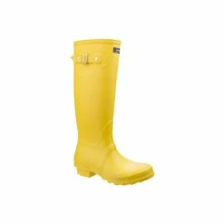 Cotswold Sandringham Buckle-Up Womens Wellington Boots - Yellow