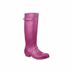 Cotswold Sandringham Buckle-Up Womens Wellington Boots - Berry