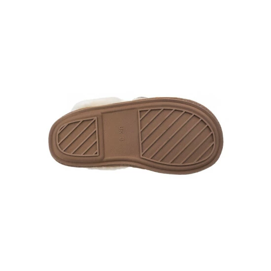 Cotswold Womens/Ladies Lechlade Sheepskin Mule Slippers - Chestnut - Image 4