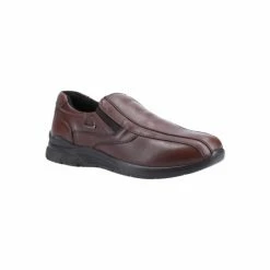 Cotswold Mens Naunton 2 Leather Shoes - Brown