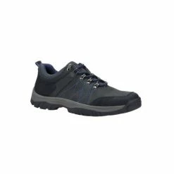 Cotswold Mens Toddington Lace Up Nubuck Leather Shoe - Navy Shoes