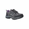 Cotswold Womens/Ladies Oxerton Leather Hiking Shoes Grey/purple