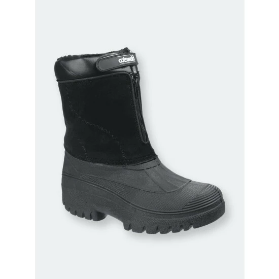 Cotswold Mens Venture Waterproof Winter Boots (Black) Shoes