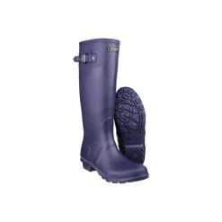 Cotswold Unisex Sandringham Wellington Boots - Purple Shoes