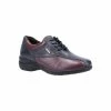 Cotswold Womens/Ladies Salford 2 Leather Oxford Shoes Navy/bordeaux Red