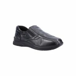 Cotswold Mens Naunton 2 Leather Shoes - Black