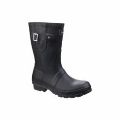 Cotswold Womens/Ladies Windsor Short Waterproof Pull On Rain Boots - Black
