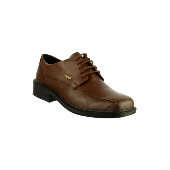 Cotswold Mens Stonehouse 2 Grain Leather Shoes - Brown