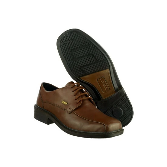 Cotswold Mens Stonehouse 2 Grain Leather Shoes - Brown - Image 4